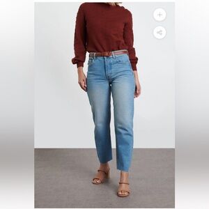 Boyish Tommy Stretch Straight Leg Cropped Jeans